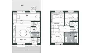 Plantegning for: Bolig nr. 2